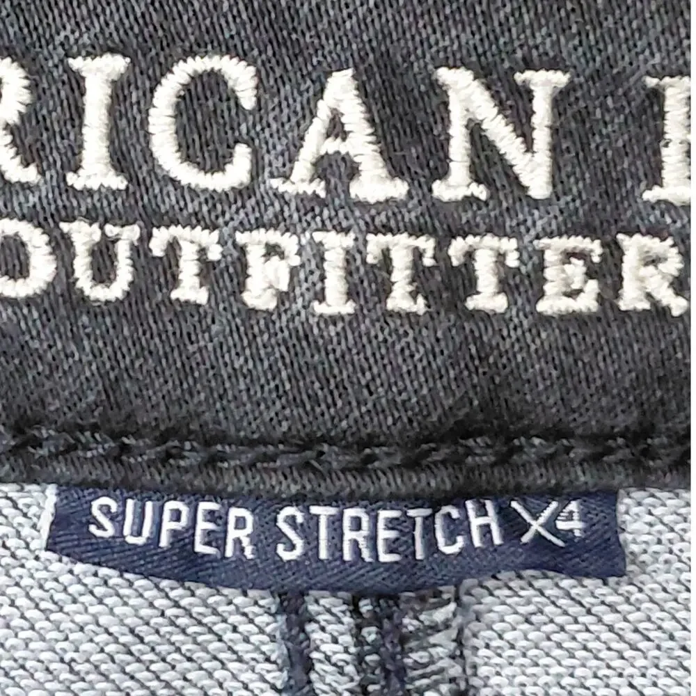 American Eagle Super X4 Colorblock Side Stripe Skinny Jeans Women Size 2